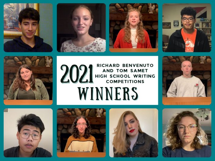 collage of several winners